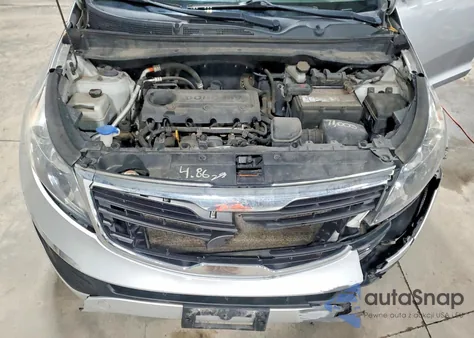 2012 Kia Sportage Lx from USA, damaged, VIN KNDPBCA27C7220287